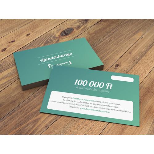 100.000 Ft értékű ajándékkártya